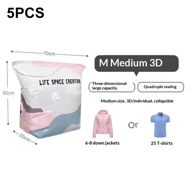 Heavy-Duty Vacuum Storage Compression Bags
