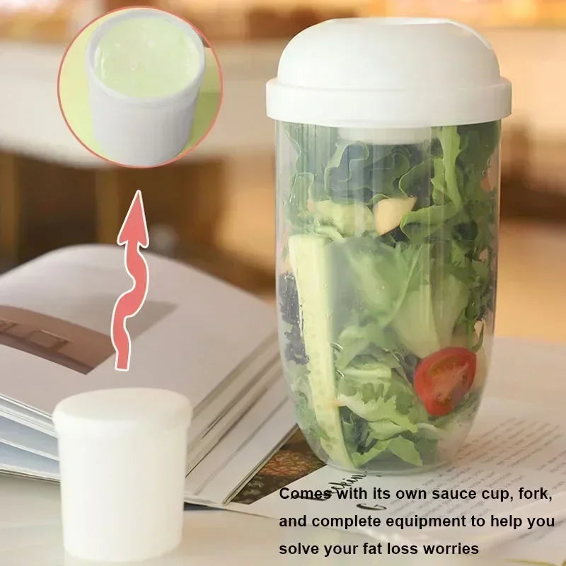 Portable Salad Cup with Fork