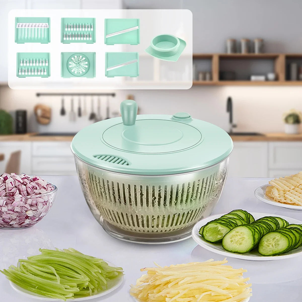 Multifunctional Vegetable Chopper For Salad