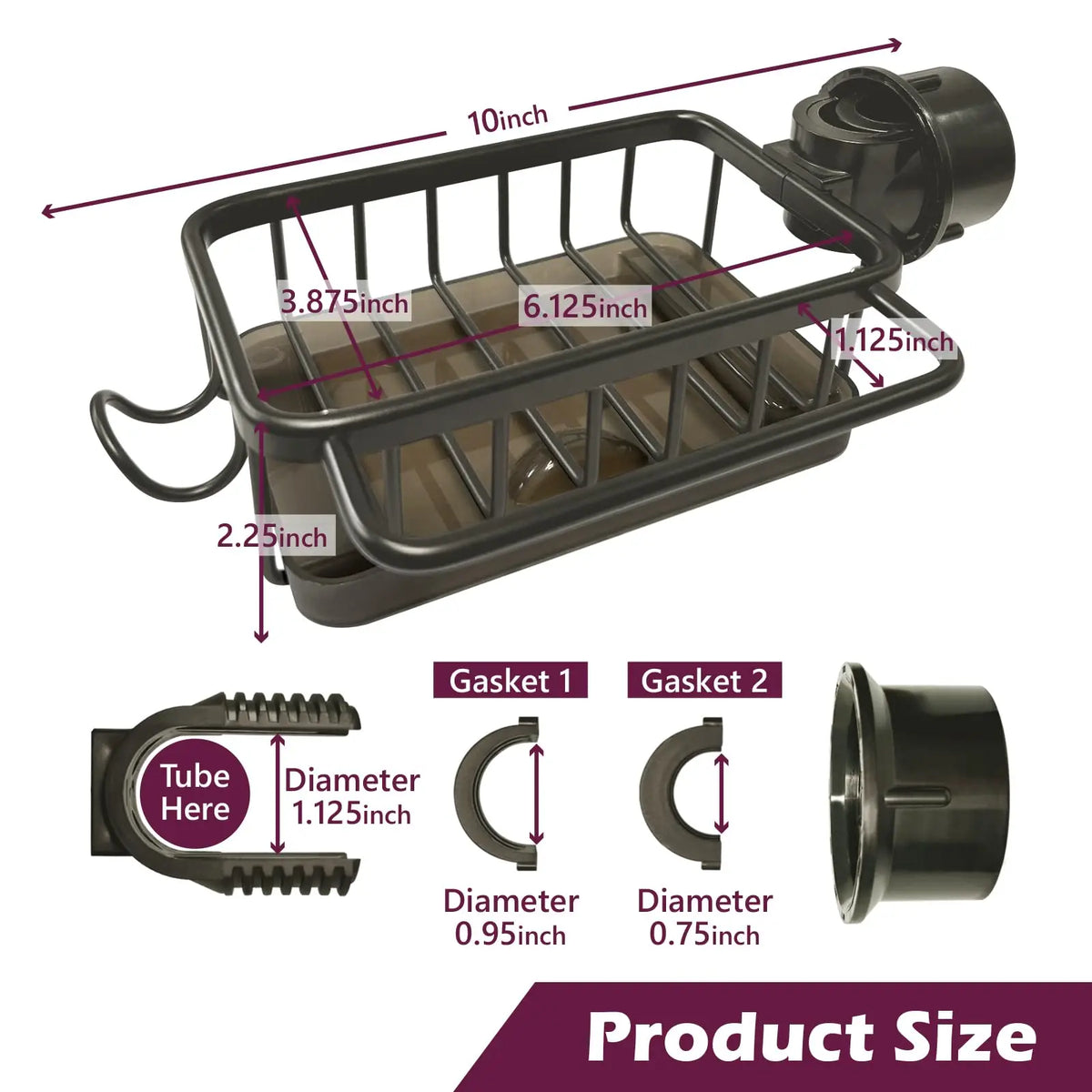 3-in-1 Sink Storage Rack
