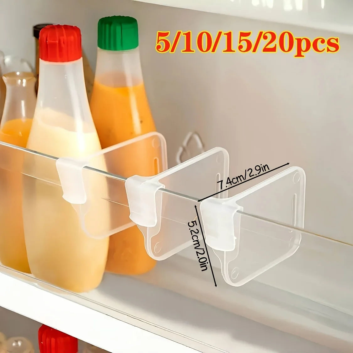Refrigerator Door Organizer Clip