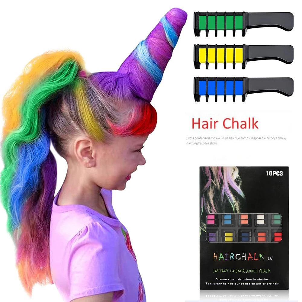 Instant Hairs Color Comb - 10Pcs