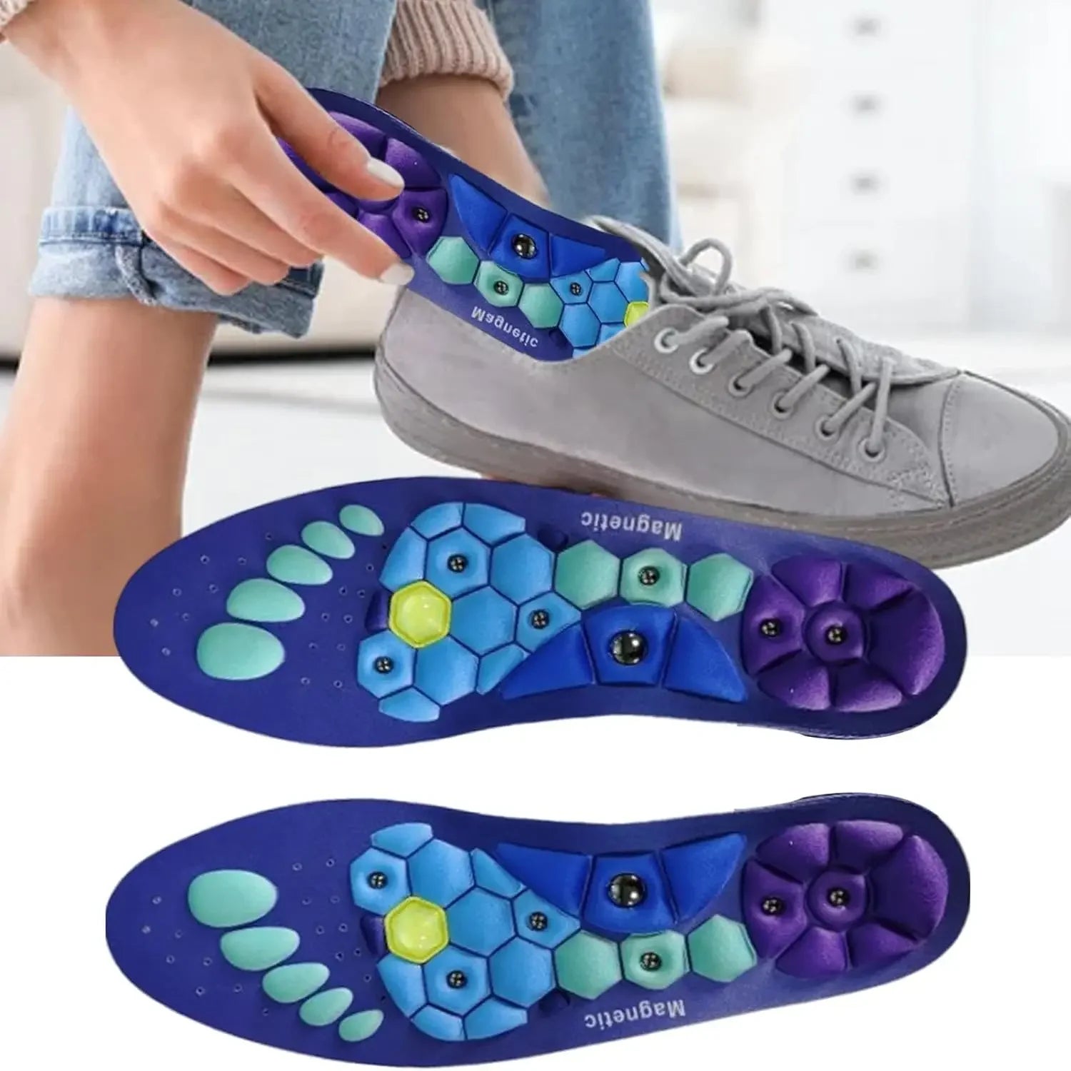 Magnetic Orthopedic Acupressure Insole Pad