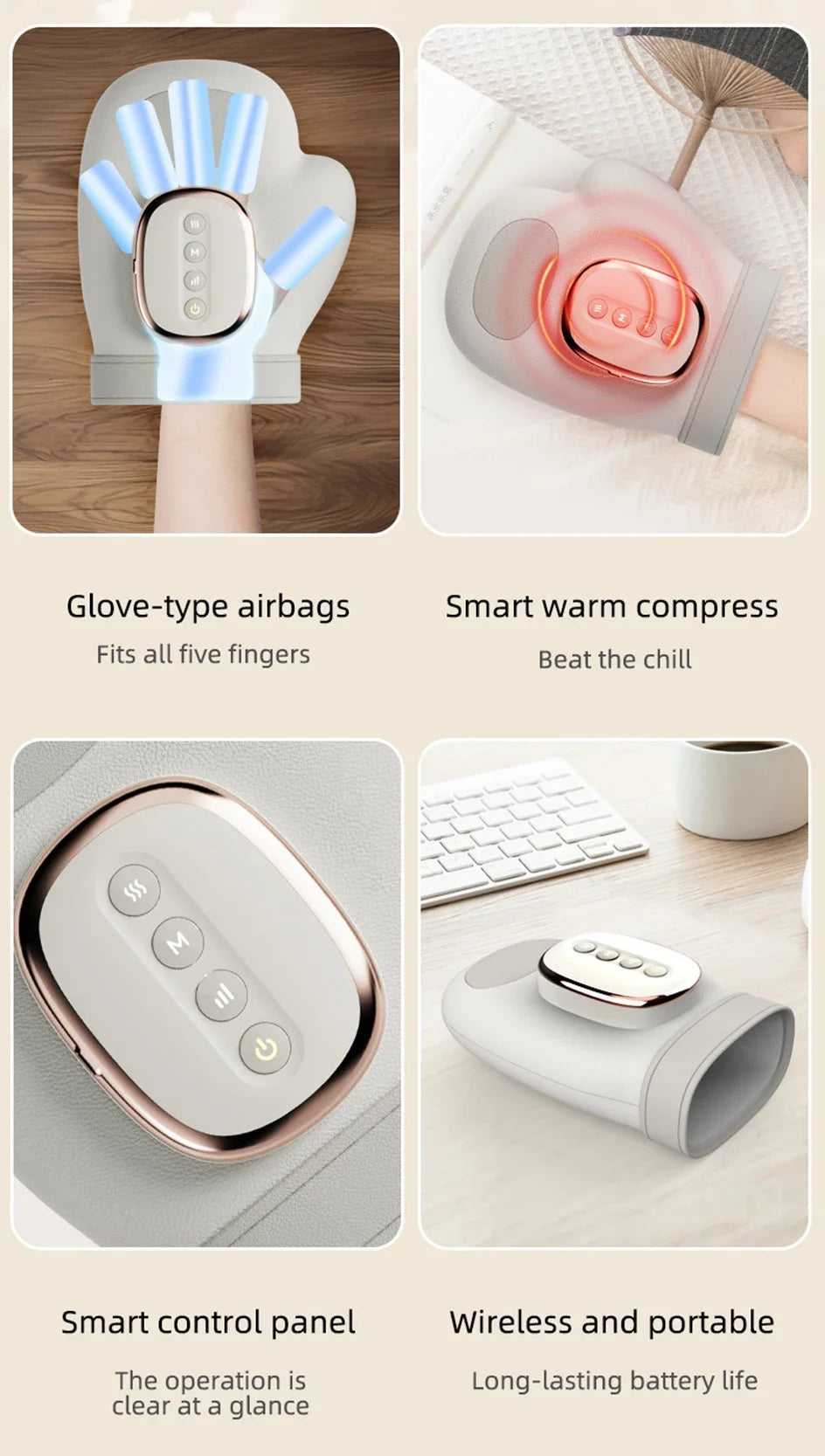 Airbag Compression Hand Massager