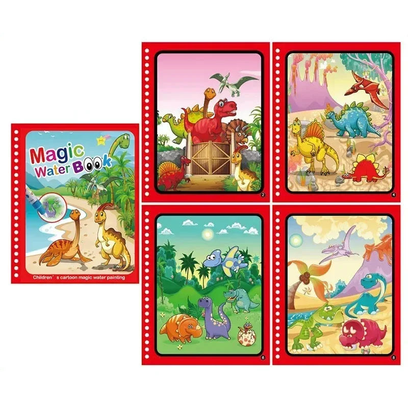 Kids Reusable Water coloring Book