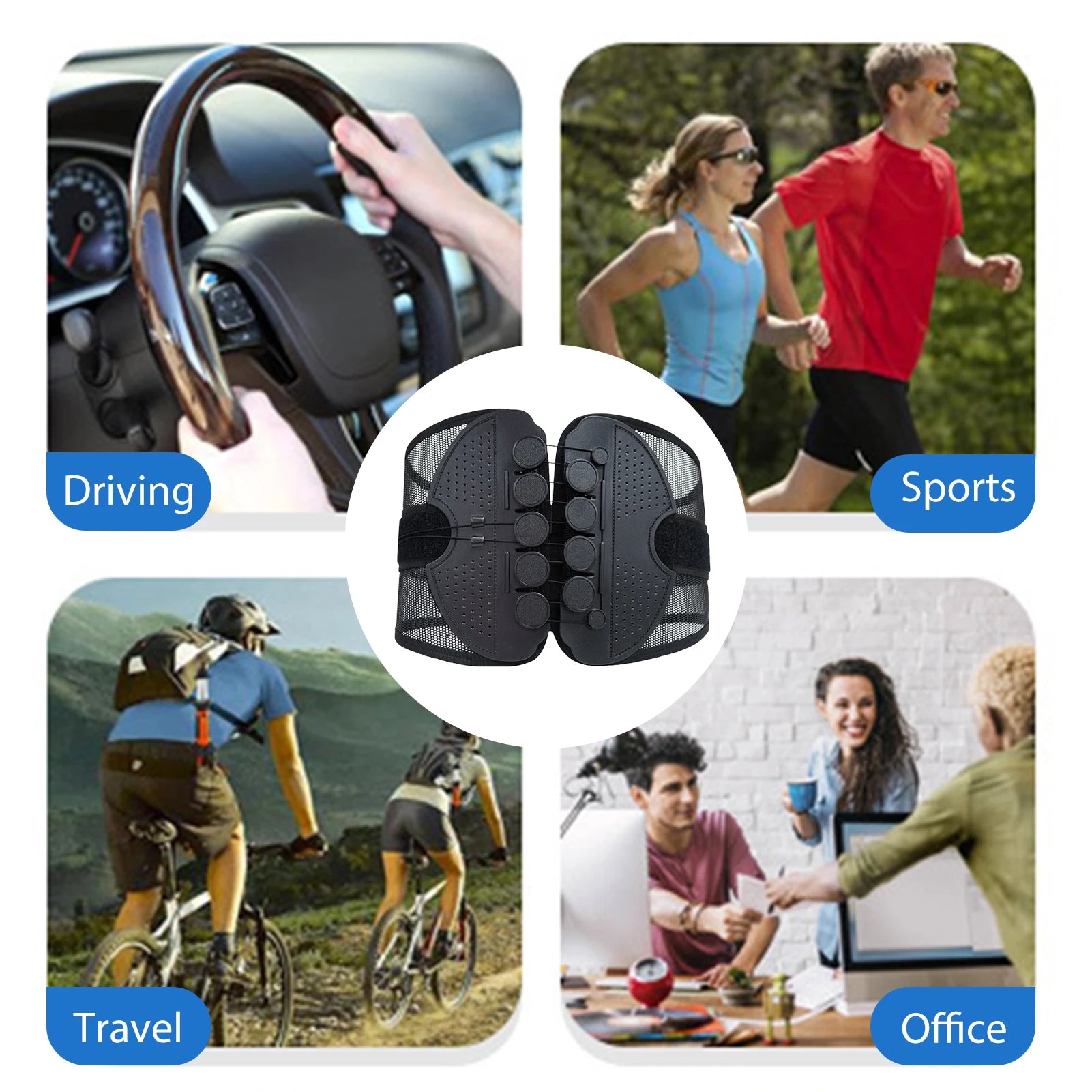 Adjustable Spine Lumbar Support Belt