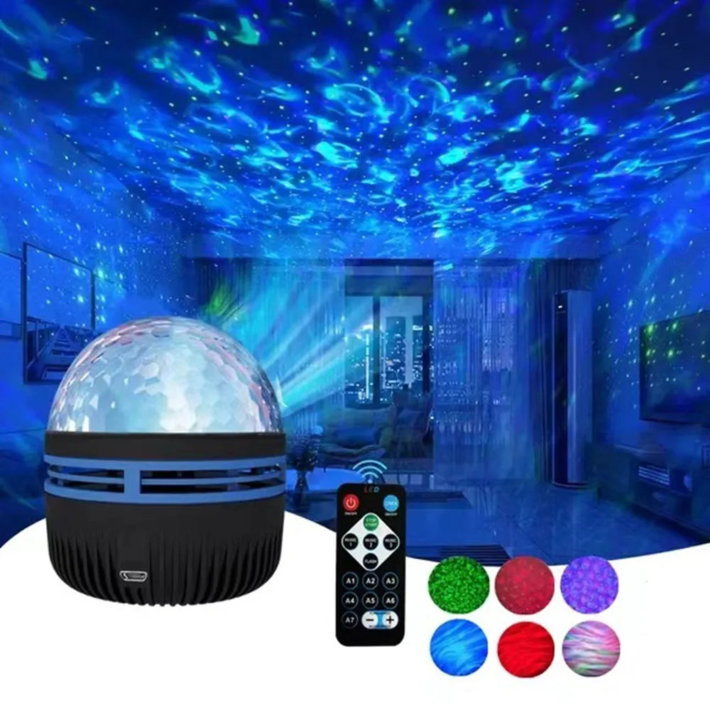 360° Rotating USB Galaxy Projector