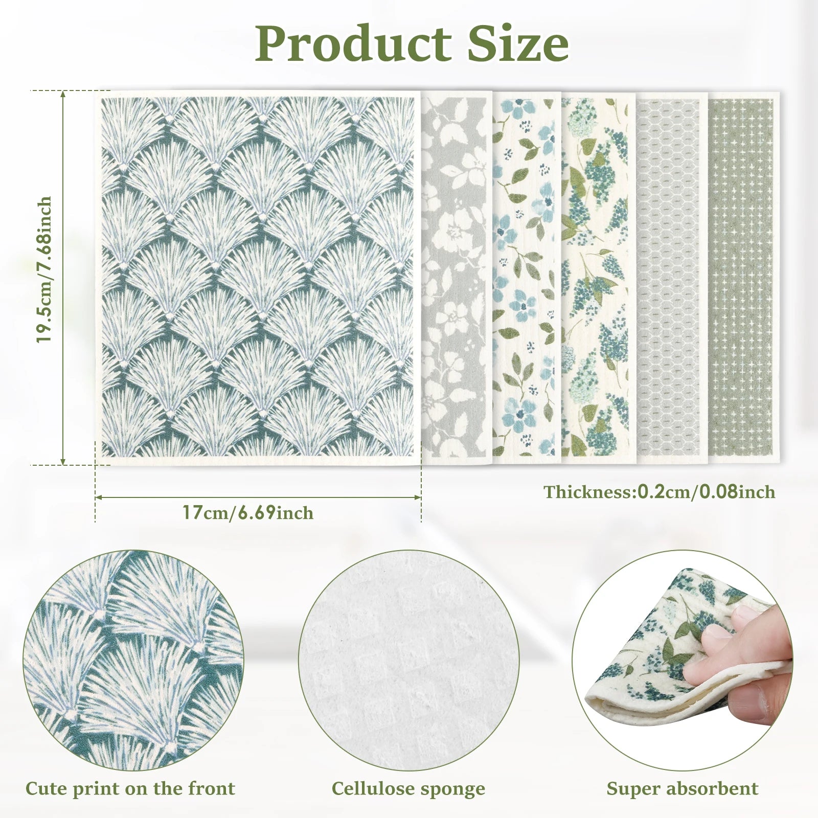 Quick Absorbing Reusable Cleaning Cloth