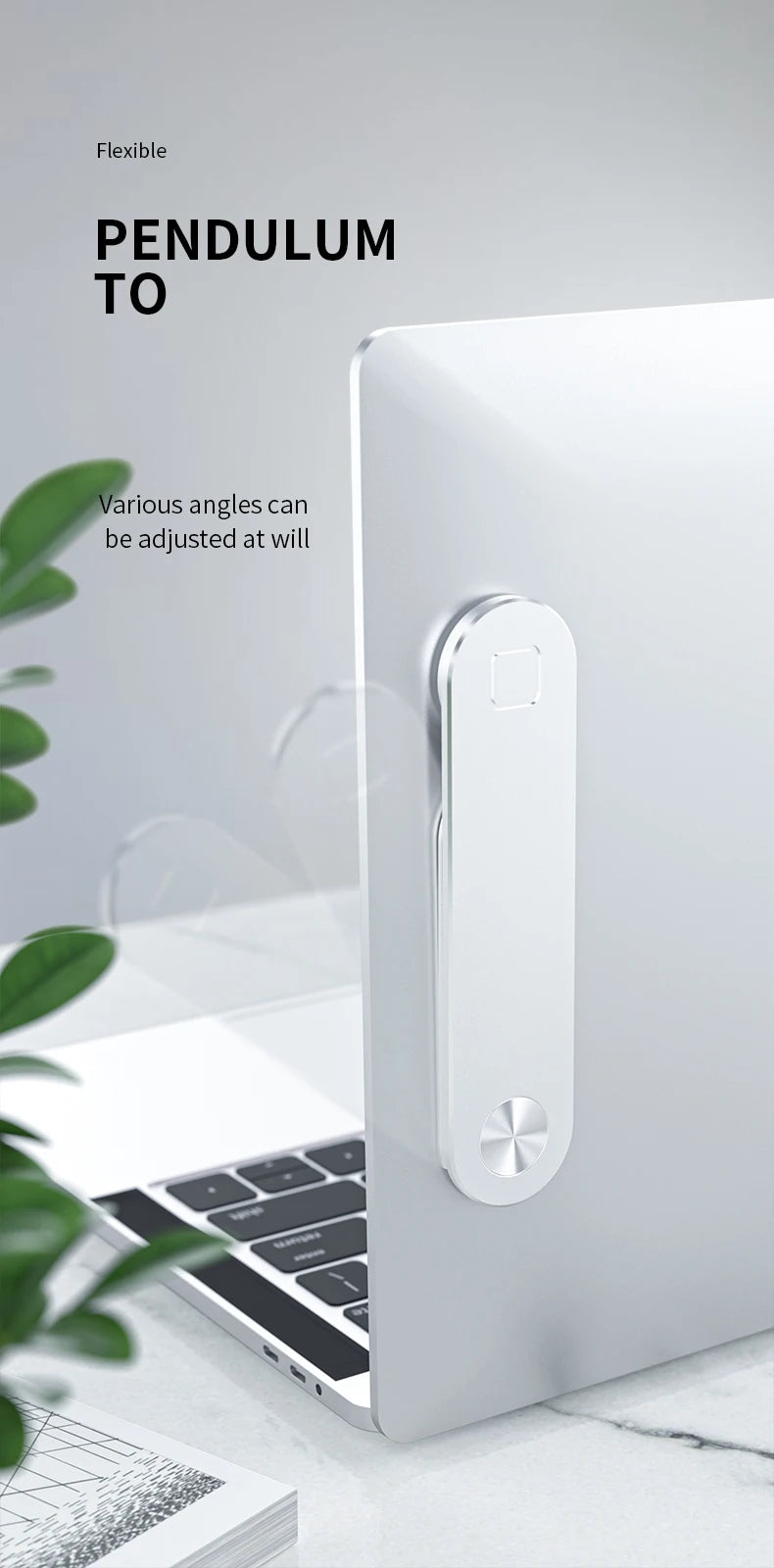 Magnetic Laptop Phone Holder