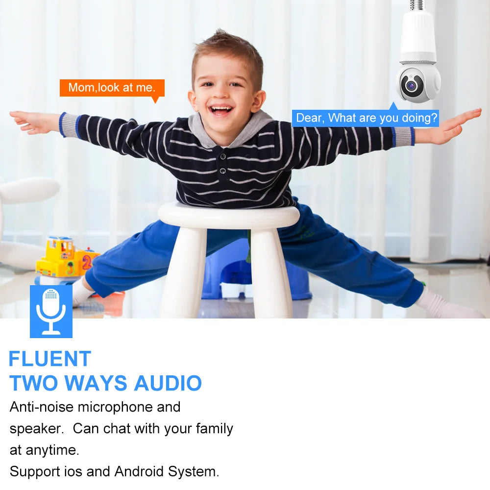 Smart Bulb Security Camera