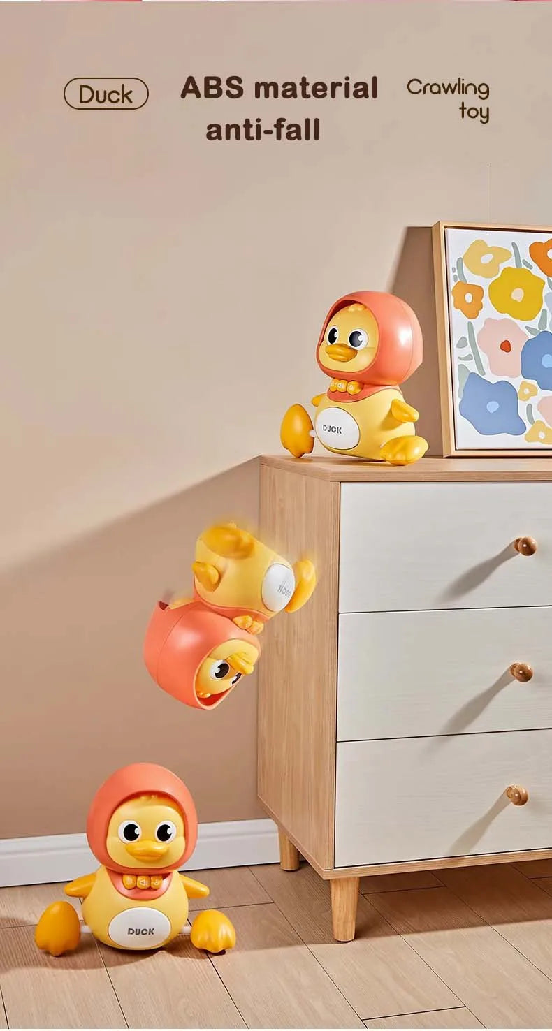 Interactive Musical Crawling Duck Toy
