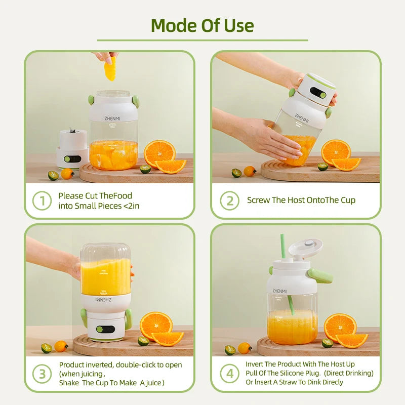 Rechargeable Portable Juicer