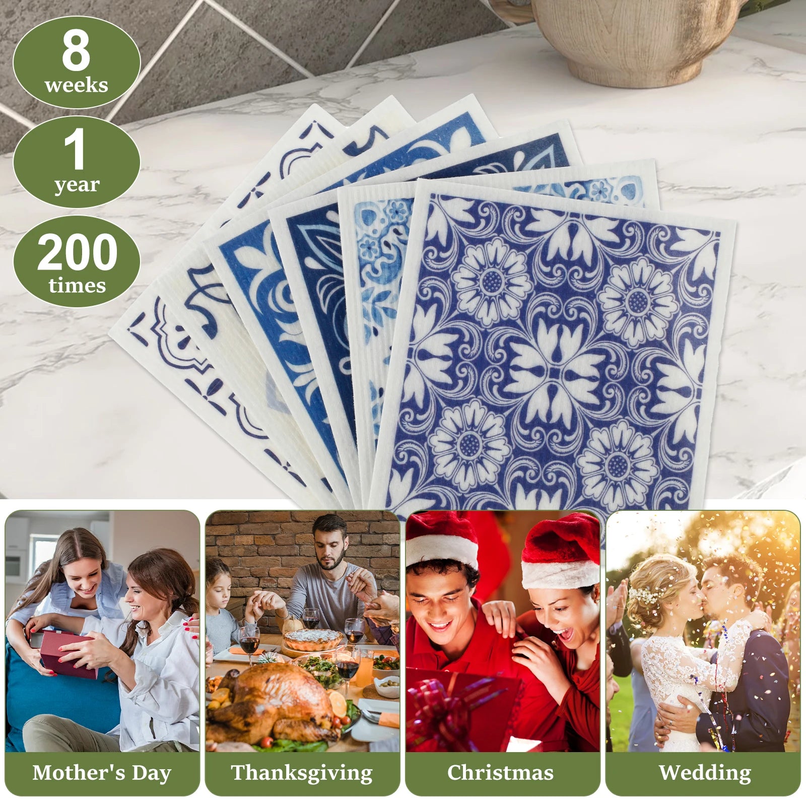 Quick Absorbing Reusable Cleaning Cloth