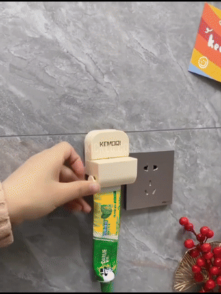 Wall-Mounted Toothpaste Squeezer