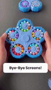 Colorful Rotating Bead Fidget Toy For Kids
