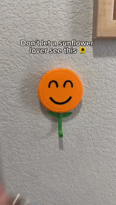 Self-Adhesive Sunflower Wall Hook