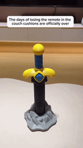 Sword Shape TV Remote Control Case