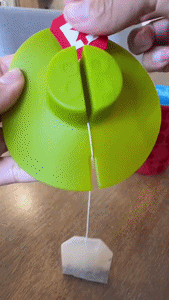 2-in-1 Silicone Mug Lid & Tea Bag Holder