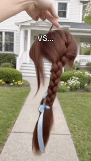 Pet Double Braid Wig