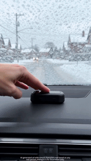 Windshield Snow Clearing Device