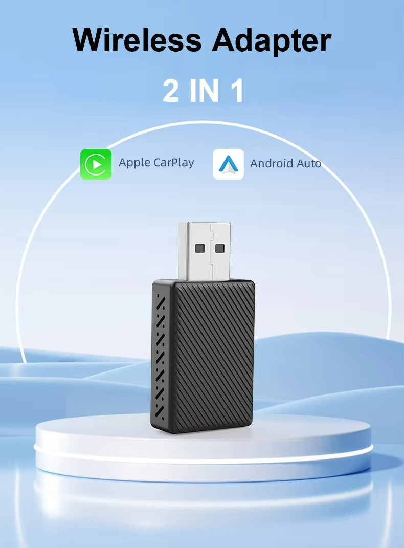 2 in 1 USB Mini Wireless CarPlay