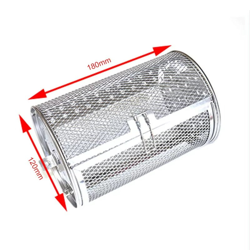 Stainless Steel Rolling Grill Basket