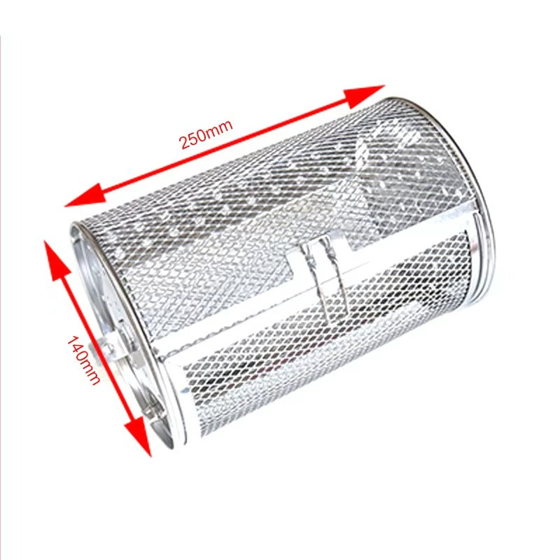 Stainless Steel Rolling Grill Basket