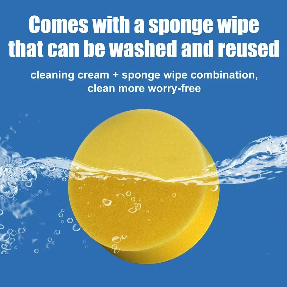 Shoe Whitening Cream With Wipe Sponge