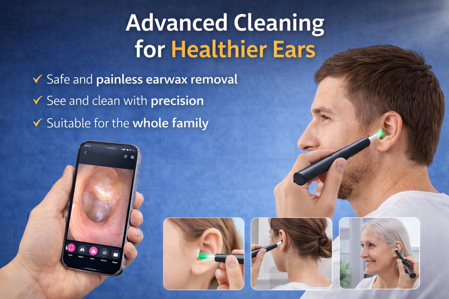 Wireless Endoscope HD Ear Pick Set