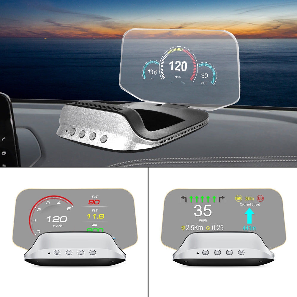 Multifunction HUD Navigation Projector