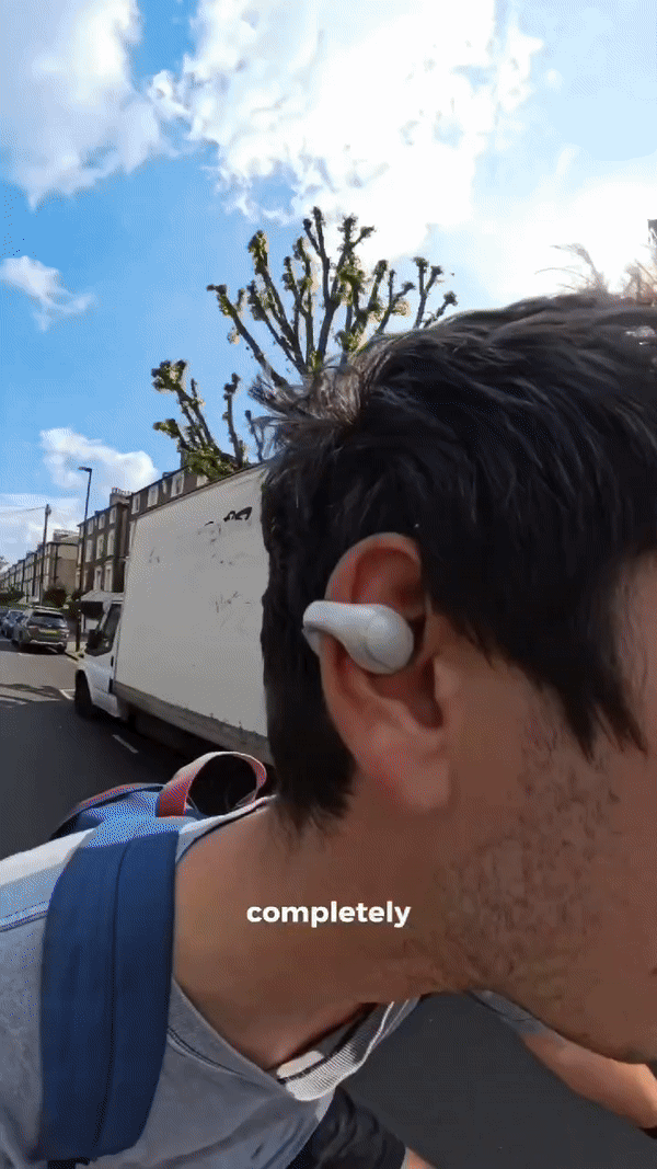 Bone Conduction Ear Clip Headphones