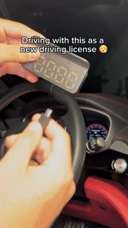 Car Windshield HUD Speedometer Projector