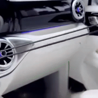 Car Retractable 4 in 1 Fast Charger With Roof Lighting