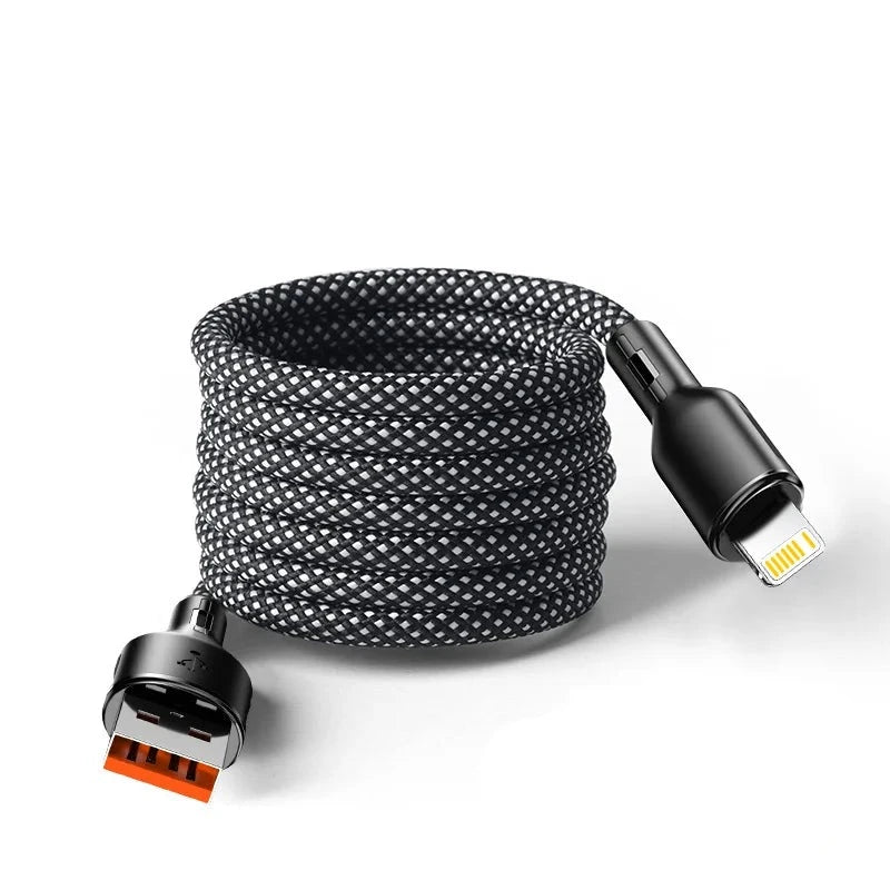 Magnetic Retractable Fast Charging Data Cable