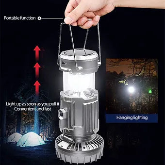 Lanterns Camping Solar Fan LED Light