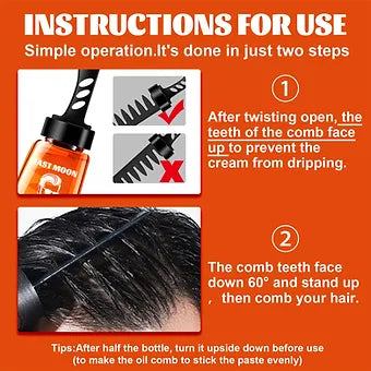 Men's Hair Styling Wax With Comb