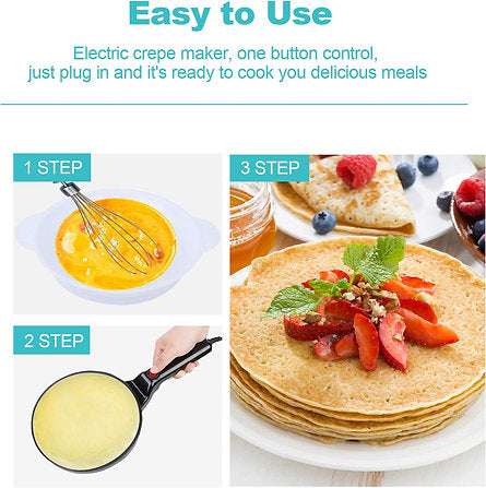 Electric Non-stick Pancake and Crepe Maker