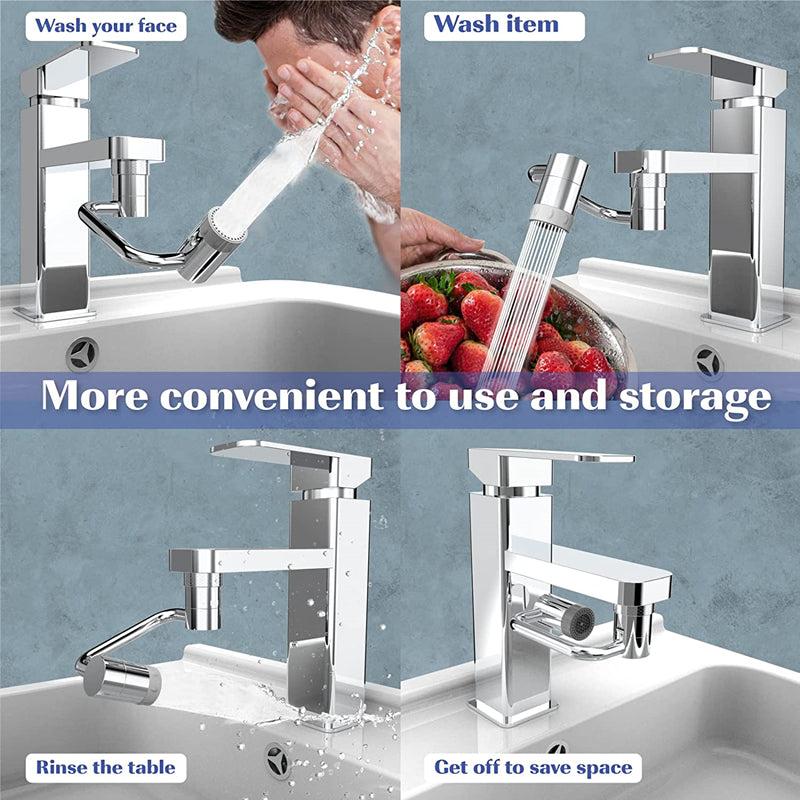 1080 Degree Rotating Faucet Extender - Dual Mode