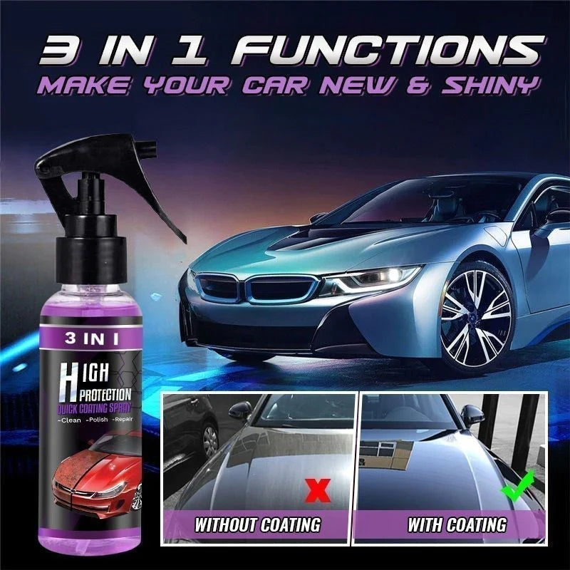 3 in 1 Quick Car Ceramic Coating Spray