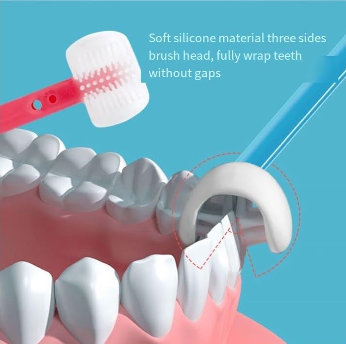 Three-sided Baby U-Shaped Toothbrush