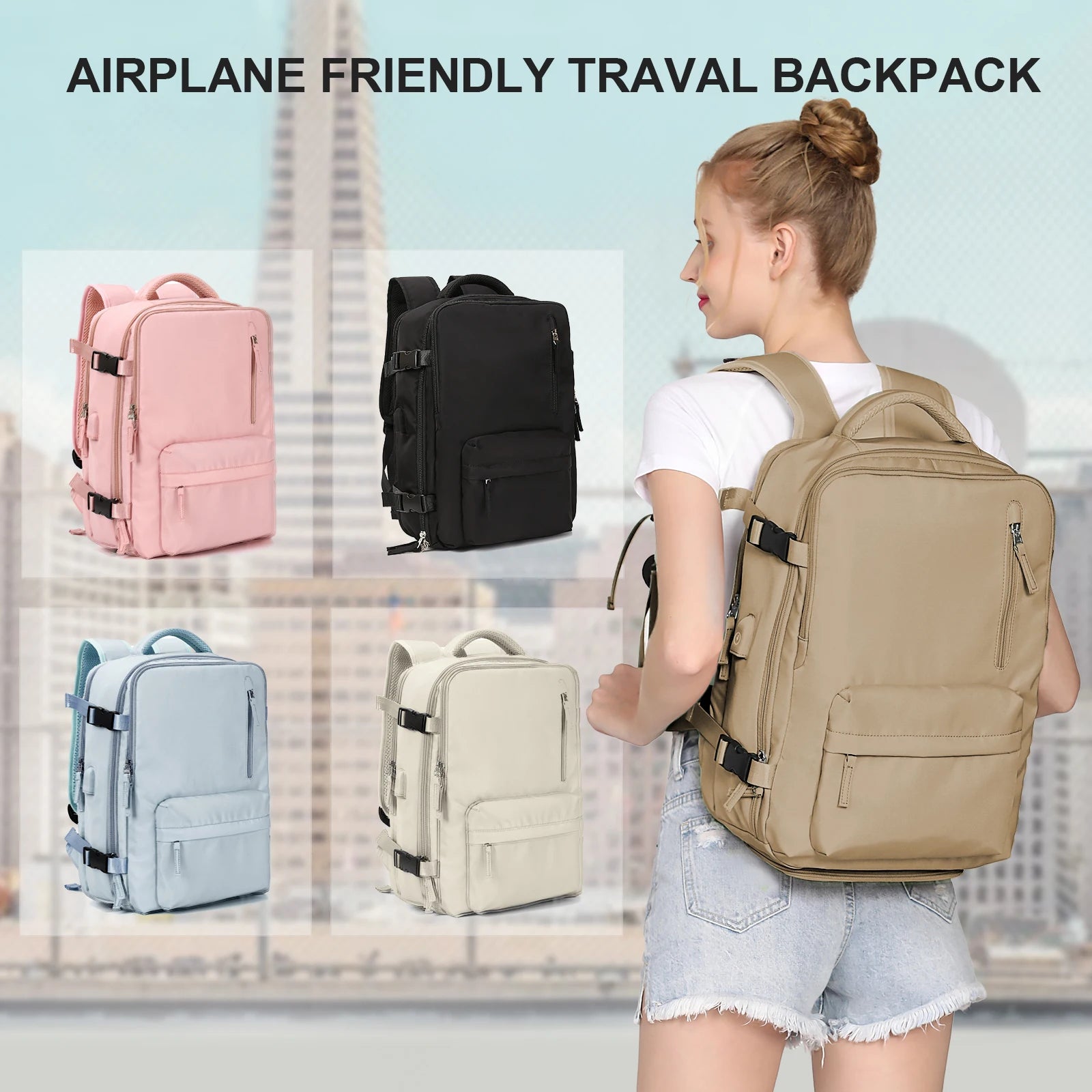 Large Capacity Business Travel Backpack