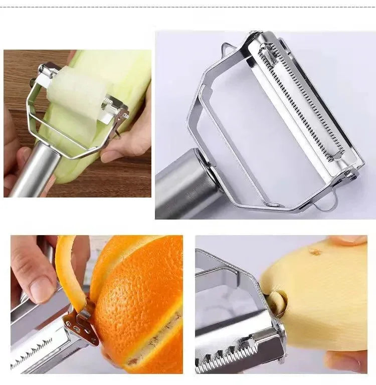 Multifunctional Stainless Steel Vegetable Peeler