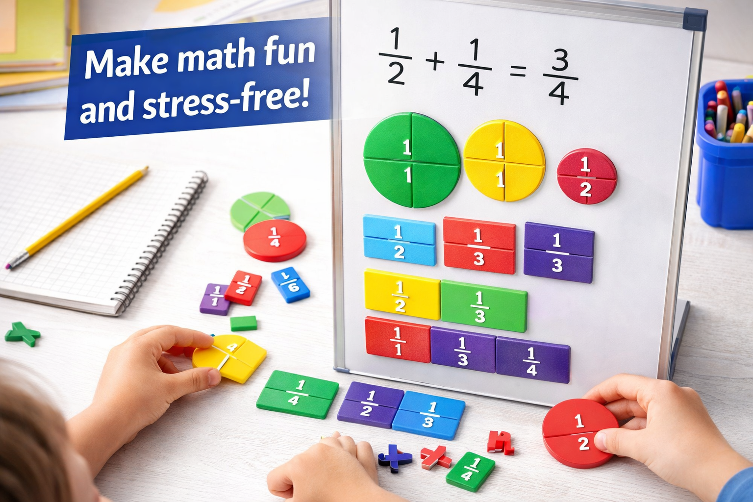 Magnetic Fraction Learning Toy