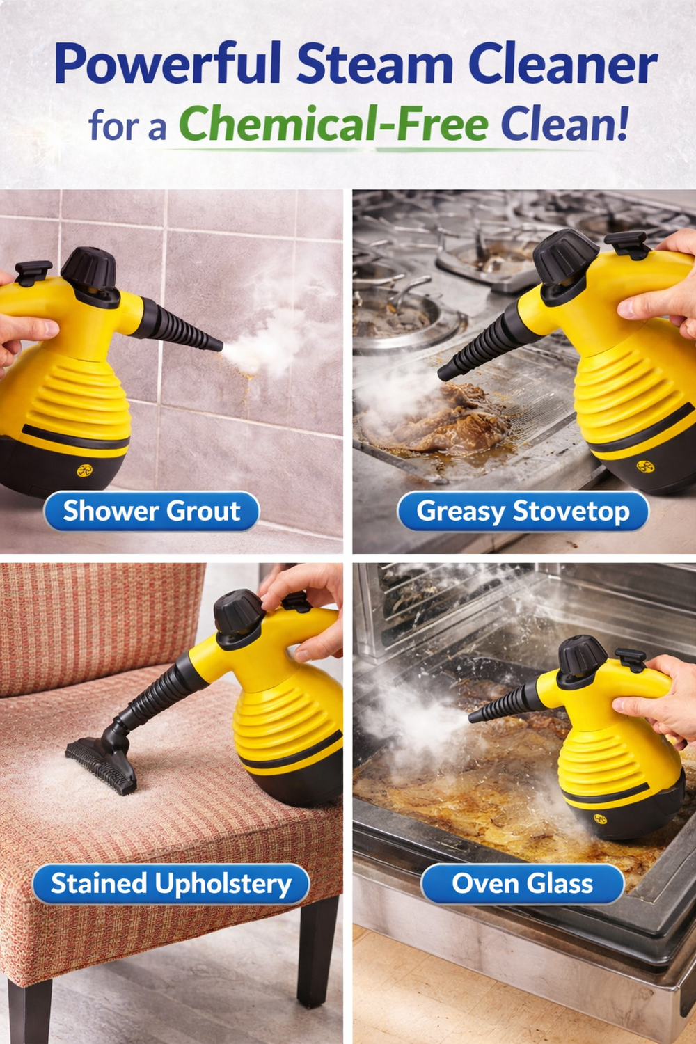 Pressurized Handheld Steam Cleaner