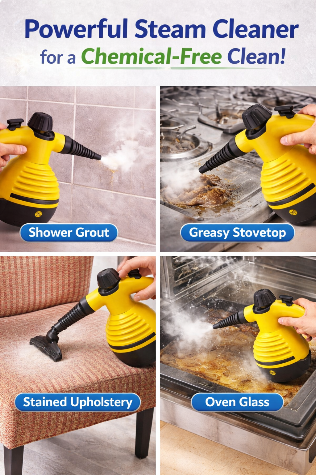 Pressurized Handheld Steam Cleaner