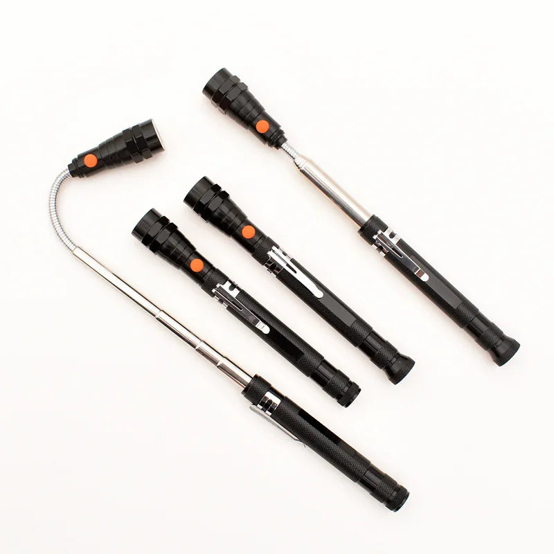 Telescopic Magnetic Pickup Flashlight