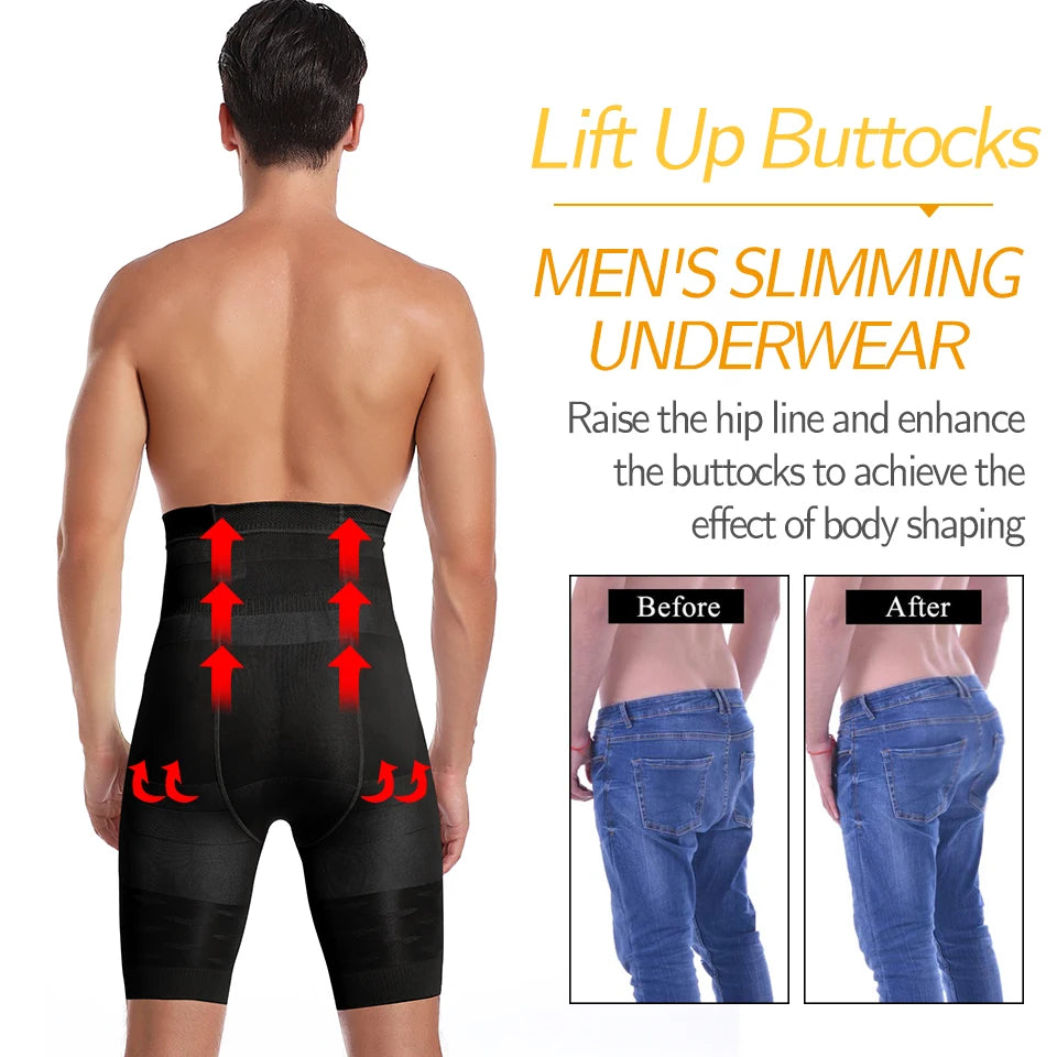 Men's High Waist Tummy Control Shapewear