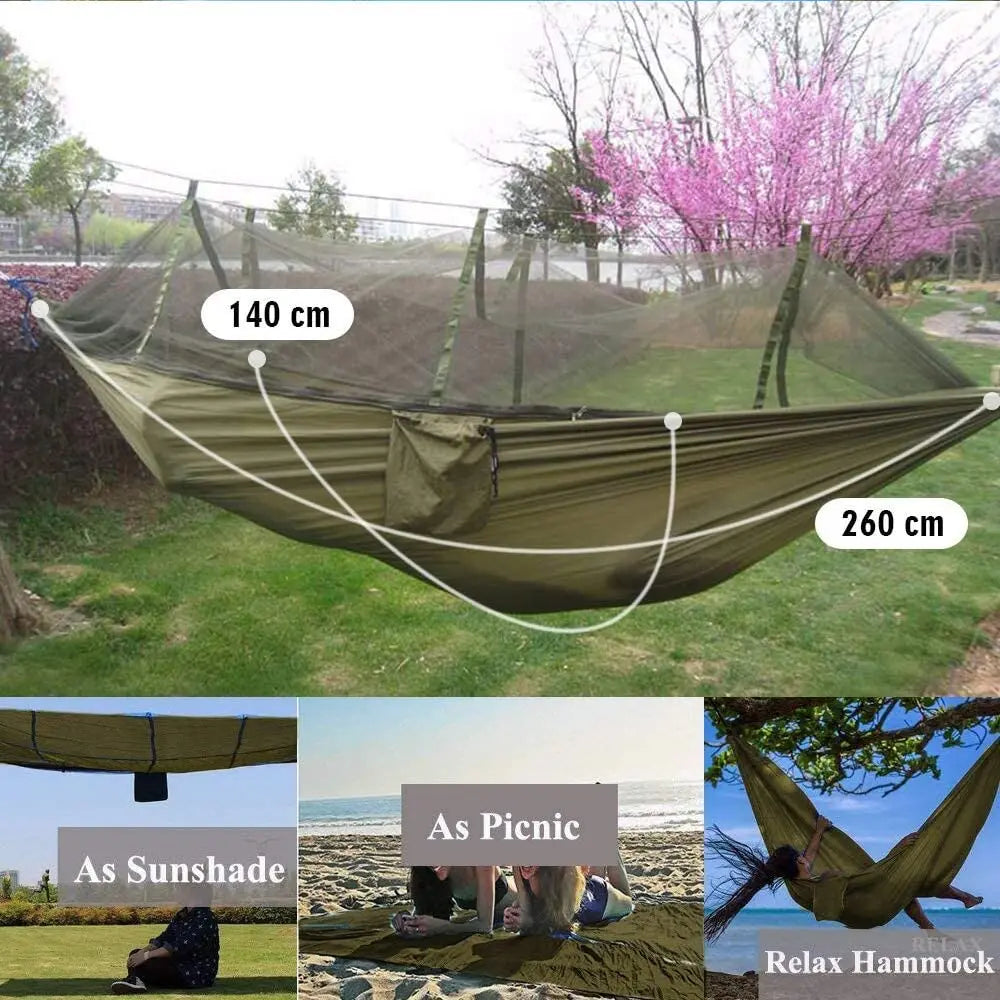 Camping Hammock With Mosquito Net