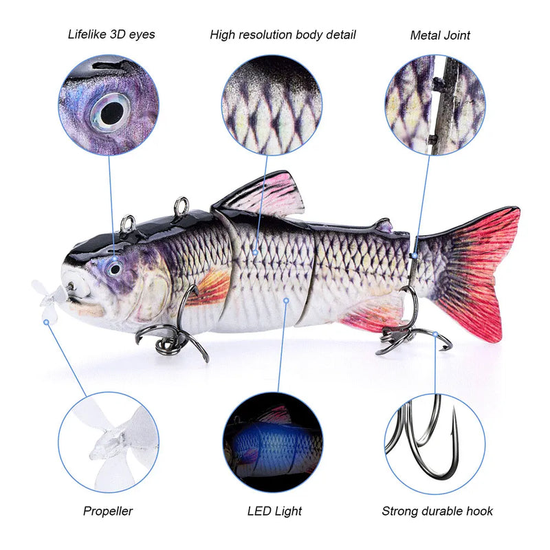 USB Rechargeable Robotic Fishing Lure