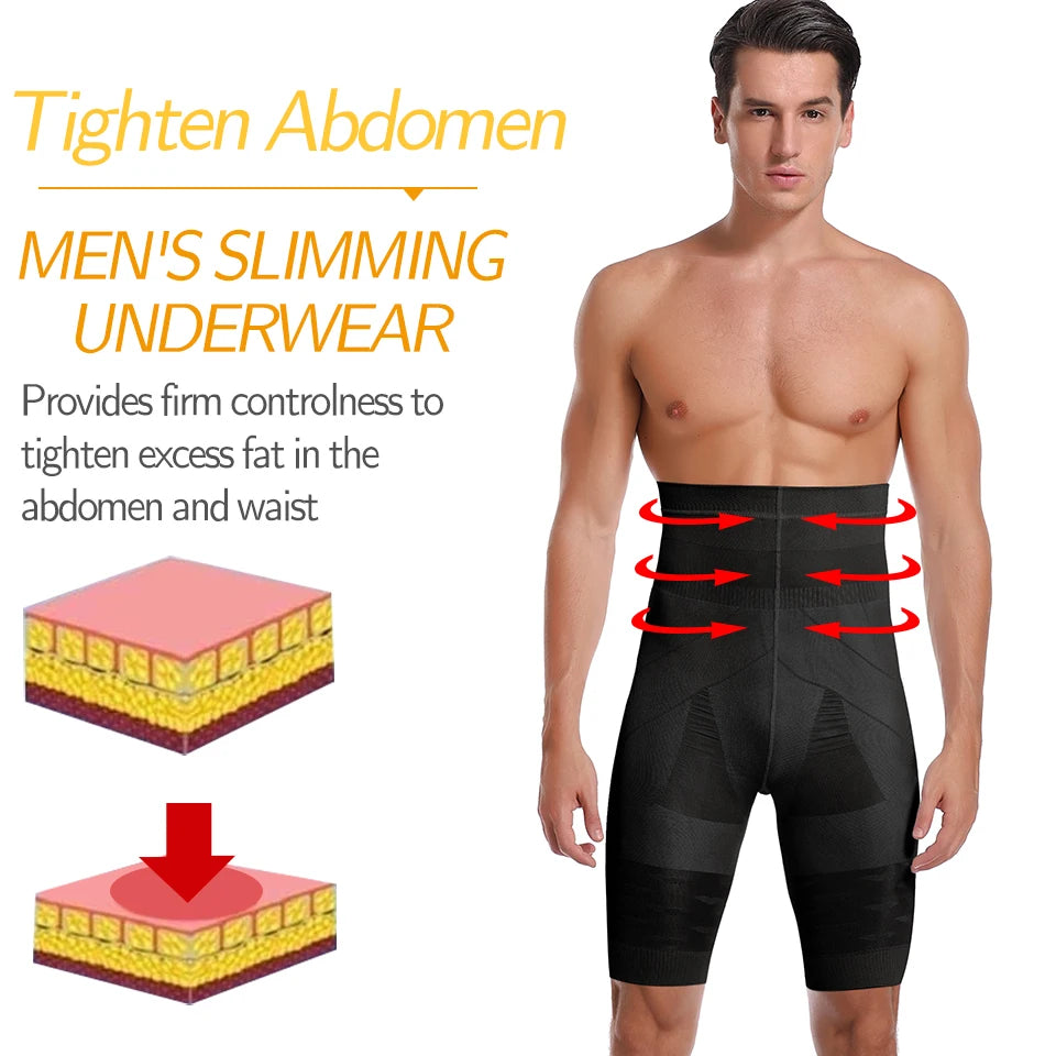 Men's High Waist Tummy Control Shapewear